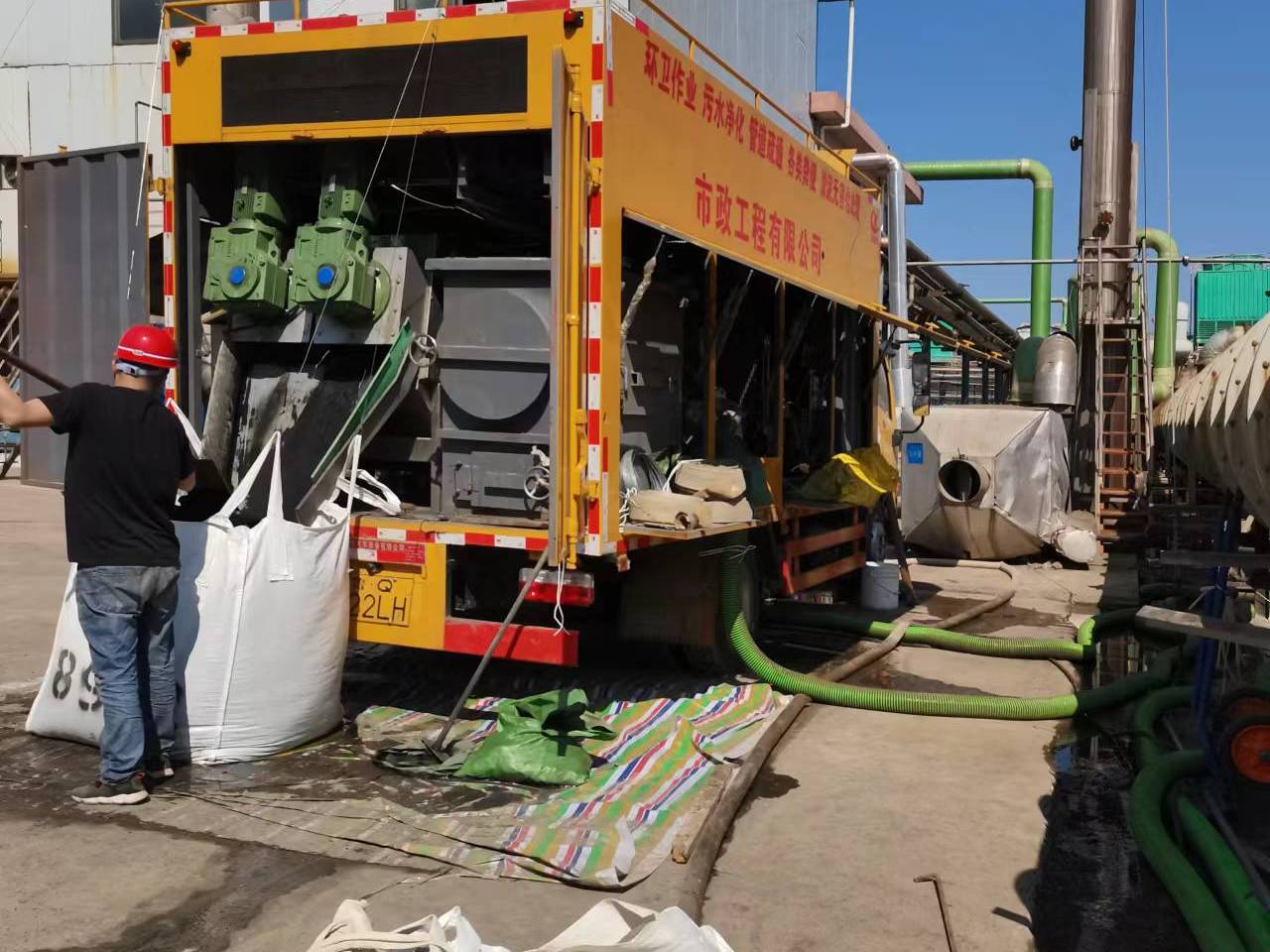 郑州淤泥压干处理